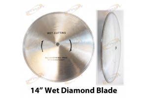 14" INCH WET DIAMOND CUT OFF SAW BLADE TOOL FOR STONE CONCRETE TILE